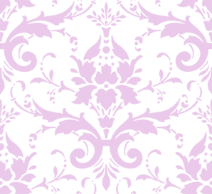 Lavender Damask Pattern Clip Art