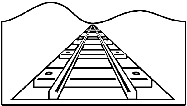 free clipart train tracks - photo #45