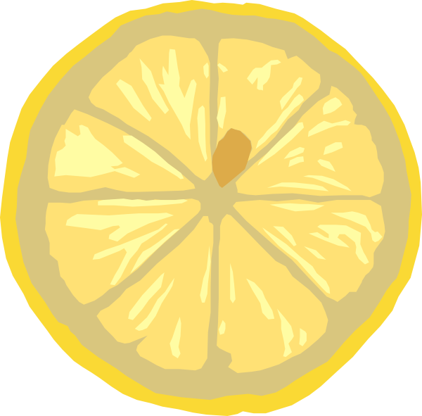 clipart of a lemon - photo #39