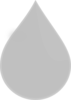 Grey Water Drop Clip Art