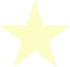 Light Yellow Star Clip Art