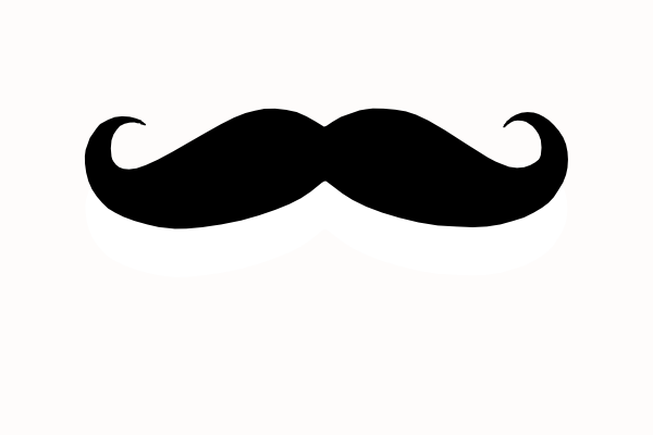 mustache clip art png - photo #1