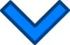 Arrow Blue Down Clip Art