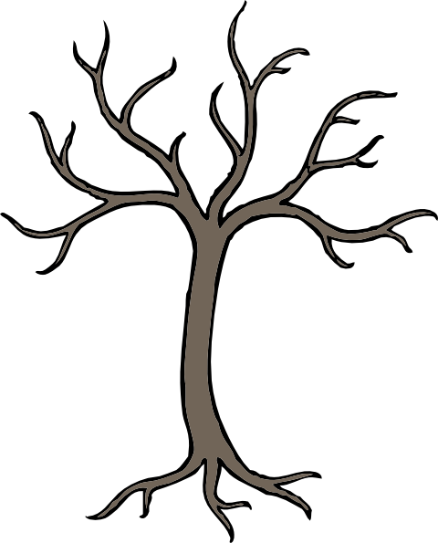 Dead Tree Root Clip Art at Clker.com - vector clip art online, royalty