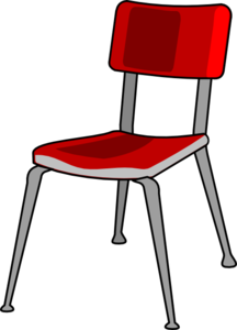 Desk Chair on Red Student Desk Chair Clip Art   Vector Clip Art Online  Royalty Free