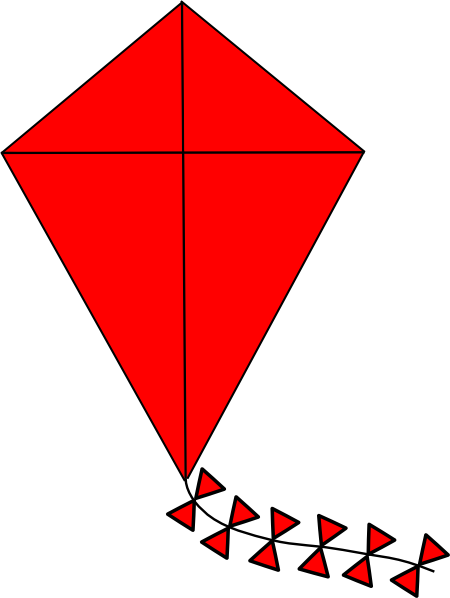 clipart picture of a kite - photo #1