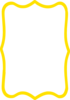 Yellow Frame Clip Art