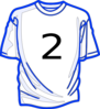 Shirts-blue Clip Art