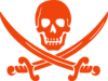 Pirate Orange Clip Art