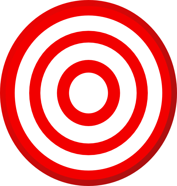 printable clip art target - photo #5