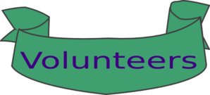 Volunteer Banner Clip Art