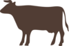 Cow Brown Clip Art