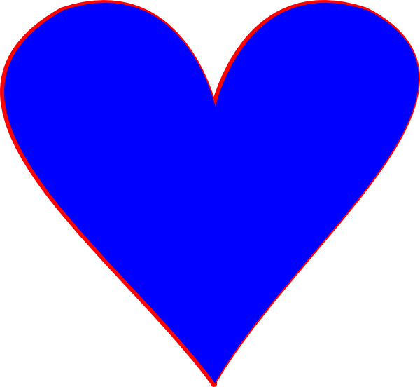 blue heart clip art free - photo #26