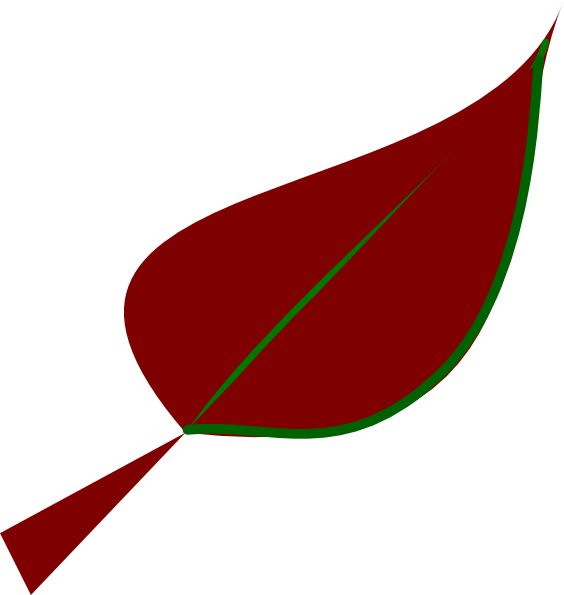 brown leaf clip art - photo #21