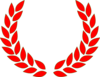 Red Wreath Clip Art