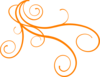 Orange Breeze Clip Art