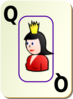 Queen Card Clip Art