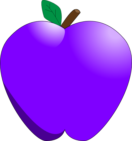 clipart apple with heart - photo #17