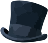 Black Top Hat Clip Art