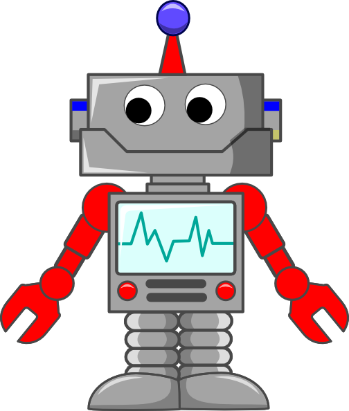 clipart cartoon robots - photo #1