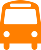 Orange Bus Clip Art