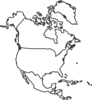 North America Map Clip Art