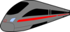 Grey Speed Train Clip Art