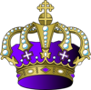 Light Purple Crown Clip Art