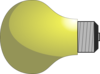 Yellow Light Bulb Clip Art