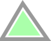 Triangle Gray Green Clip Art