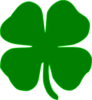 White Green Shamrock Clip Art