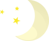 Moon And Stars Clip Art