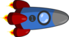 Rocket 9 Clip Art