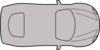 Greycar - Top View Clip Art