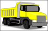 Yellow Dump Truck Clip Art