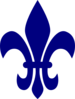 Navy Fleur De Lis Clip Art