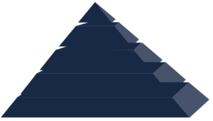 Pyramid Dark Blue Clip Art