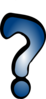 Question Mark Blue Clip Art