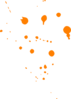 Paint Splat Orange Clip Art