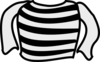 Long Sleeve Striped Shirt Clip Art