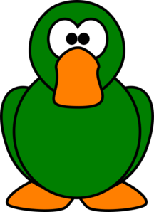 Green Duck Clip Art at  - vector clip art online, royalty free &  public domain