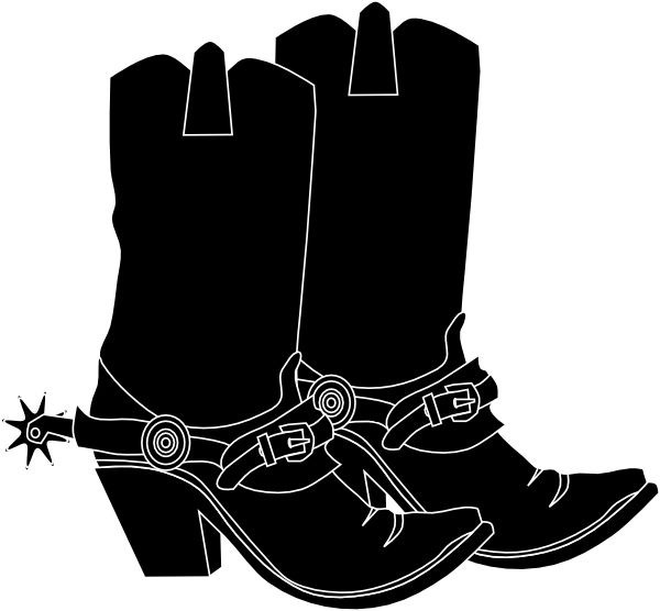 clipart cowgirl boots - photo #27