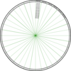 36 Segment Wheel Chart Clip Art