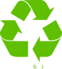 Green Recycle Arabic Logo Clip Art