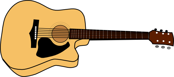 acoustic guitar clip art free - photo #16