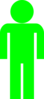 Green Man Symbol Clip Art
