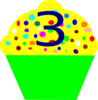 Cupcake 3 Clip Art