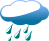 Rainy Cloud  Clip Art