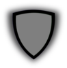 Gray/black Shield Clip Art