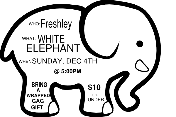 white elephant gift clipart free - photo #3